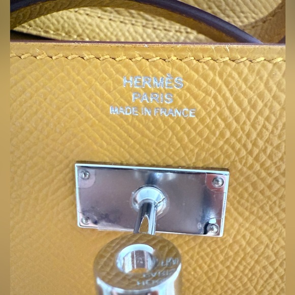 Hermes Kelly Wallet to go in Jaune Ambre - Picture 6 of 11
